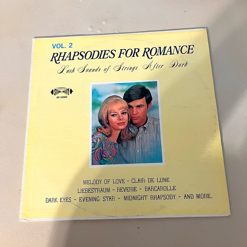 Rhapsodies for Romance Volume 2 Vinyl Album